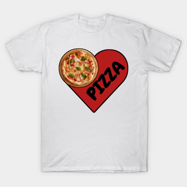 I Love Pizza T-Shirt by Mima_SY